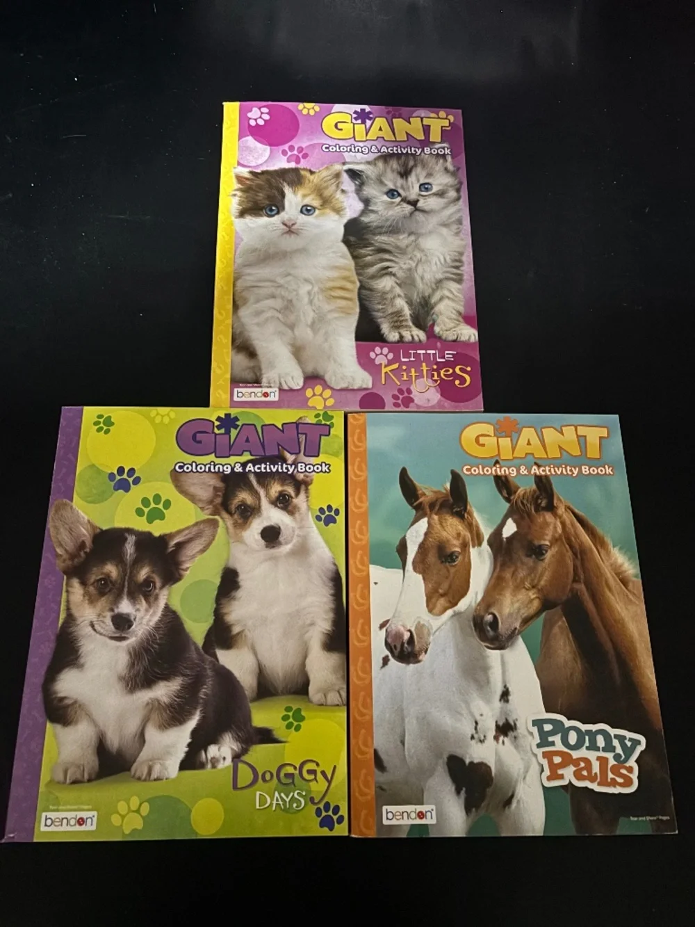 Animal coloring books X 3
